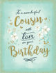 Picture of COUSIN WITH LOVE ON YOUR BIRTHDAY CARD